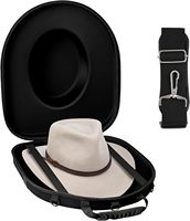 Estuche para Sombreros con Cremallera Impermeable de EVA Personalizado, Organizador de Gorras, Contenedor de Equipaje, Bolsa de Almacenamiento de Viaje, Sombreros Fedora, Panamá, Vaqueros