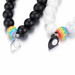 Bracelet magnétique d'<span class=keywords><strong>amour</strong></span> 2022 populaire Offre Spéciale Bracelet en pierre naturelle colorée Bracelet perlé Turquoise Couple <span class=keywords><strong>Amour</strong></span> - Product Image 5