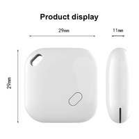 Mini Rastreador GPS Inteligente, Localizador de Llaves, Compatible con AirTag, para Personas Mayores, Mascotas, Niños, Dispositivo de Rastreo GPS para Apple iOS, para iPhone