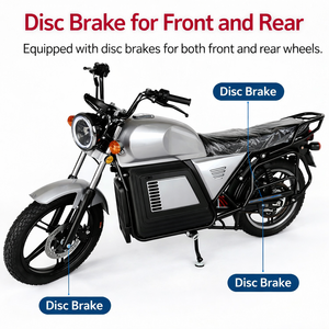 Smpllo Scooter Eléctrico Potente <span class=keywords><strong>para</strong></span> <span class=keywords><strong>Adultos</strong></span>, Batería de Litio Dual de 72V 30A, Motor de 5000W, Tamaño de Neumático 90/90-17, Velocidad Máxima 90-100km/h - Product Image 3
