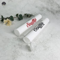 Tubo de plástico pequeño personalizado resistente a los niños Pop Top contenedor negro abrebotellas Sprinter embalaje de flores