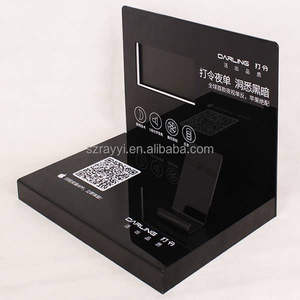 RAY YI personalizado popular centro comercial encimera espejo Rosa acrílico cosméticos <span class=keywords><strong>MAC</strong></span> lápiz labial y estante de exhibición de rímel - Product Image 4