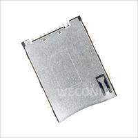 WECONN WL-SIM193-09A-NA0 Connecteur de carte SIM 8 broches + 1 H=1.93mm avec interrupteur de détection Push-Push et connecteur à broches personnalisable