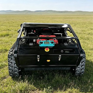 Tondeuse à gazon télécommandée RC YQ-800 avec plateau de 800 mm, moteur 16 CV et lame de bulldozer pour cimetières et terrains en pente - Product Image 5