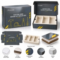 Boîte d'expédition personnalisée en carton ondulé brillant pour kit de réparation domestique