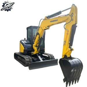 99% NEUF YANMAR VIO55 MINI-EXCAVATRICE HYDRAULIQUE À CHAÎNES RUBBER TRACK EN STOCK - Product Image 1