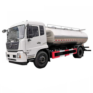 Camión Cisterna de Acero Inoxidable de 12 Metros Cúbicos, con Motor Diésel, Tracción 4x2, Componentes Principales: Motor, para Transporte de Agua Potable - Product Image 1