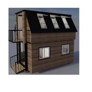 快速建造预制房屋20英尺40英尺模块化折叠集装箱房屋野营可折叠小型微型集装箱房屋家庭办公室