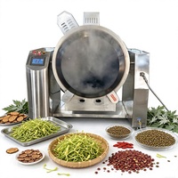 Wok rotatif, torréfacteur pour le traitement du thé vert, machine à frire les plantes médicinales pour chèvrefeuille, goji