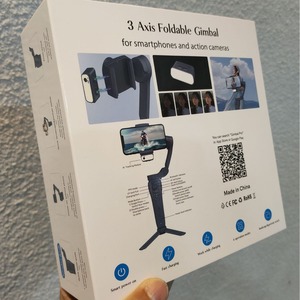 Gimbal ổn định cho điện thoại thông minh 3-trục ai mặt theo dõi không có ứng dụng cần thiết với điền vào ánh sáng có thể gập lại vlogging Kit tiktok quay phim - Product Image 5