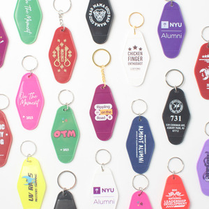 Portachiavi Personalizzato Stile Retrò Vintage 2026 in Plastica ABS per Camere d'Albergo, Moschettone Stile Hot Girl per Uso Promozionale - Product Image 1