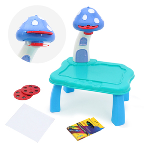 Huiye Kids LED Máy Chiếu Nghệ Thuật Vẽ Bàn Vui Đồ Chơi Giáo Dục Bảng Vẽ Bàn Học Ma Thuật Hộp Màu - Product Image 2