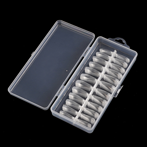 Boîte de rangement cosmétique portable en PP transparent à couche unique avec logo personnalisé, conteneur vide - Product Image 1