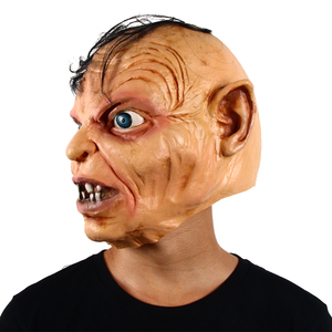 Masque Gollum en latex pour adultes Cosplay Costume Accessoires Halloween Terror Party Headgear Scary Mask retro Halloween masks - Product Image 2