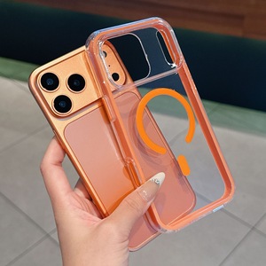 Funda magnética transparente 2 en 1 con diseño de medidor de gas TPU para iPhone 17 Pro Max, funda protectora para iPhone 16 Pro - Product Image 1