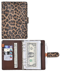 Bán Sỉ Vòng Đeo A6 Tùy Chỉnh Vòng Đóng Sổ Da Báo Bằng Da Pu Vòng Tiết Kiệm Thẻ Giao Dịch Tiền Mặt Sổ Tay Số Lượng Lớn - Product Image 2