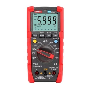 มัลติมิเตอร์ดิจิตอลอุตสาหกรรม Uni-t รุ่น UT191T TRMS 6000 DMM 20A แอมมิเตอร์ 600V โวลต์ ACV เครื่องทดสอบ LPF IP65 ได้รับการรับรองมาตรฐาน GS/CE/CTUVUS - Product Image 1