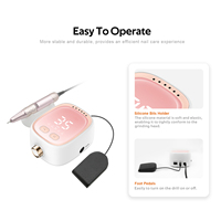 Ponceuse à ongles personnalisable Efil Ultra Strong Torque 35000 tr/min, perceuse à ongles électrique professionnelle avec pièce à main en plastique, puissante et de bureau