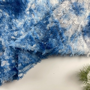 Trong Kho Mềm Voan Burnout Watermark In Vải Cho Váy Thời Trang - Product Image 4