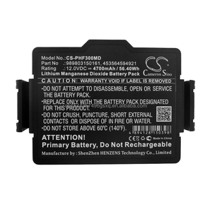 Batterie pour <span class=keywords><strong>Philips</strong></span> DSA HeartStart FR3, FR3, 861388, 861389, <span class=keywords><strong>AED</strong></span>, défibrillat, 453564594921, 989803150161 - Product Image 5