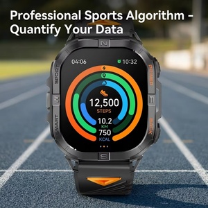 Smartwatch tattico K72 con display AMOLED, GPS a doppia banda, bussola, oltre 170 modalità sportive, smartwatch resistente per uomo - Product Image 4
