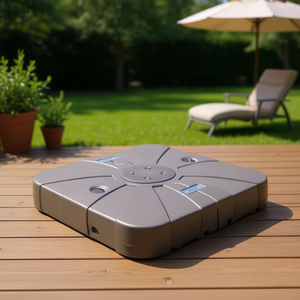 Base per Ombrellone da Patio in Resina Resistente all'Acqua, Arredamento Moderno da Esterno - Product Image 2