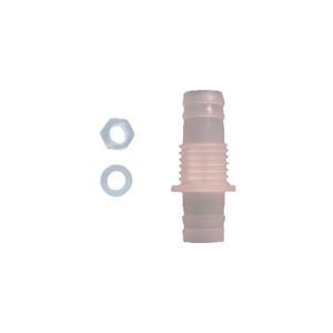 Conector de Mangueras de Plástico Flexible de 12-M16-12, Conector Recto a Través del Panel, Tuerca Pagoda, Arandela, Conector de Tuerca Roscada, Accesorios - Product Image 1