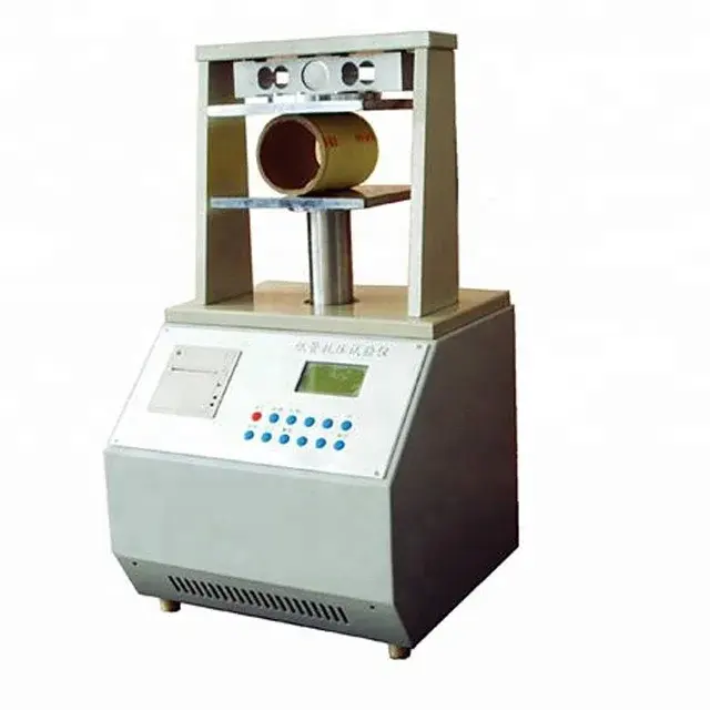 Probador de compresión de tubos de papel/Máquina de prueba de presión de tubos de papel/Probador de rotura de cartón de computadora