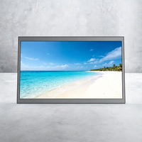 Señalización Digital Portátil con Pantalla Táctil FHD de 15.6 Pulgadas, Monitor de Información Pequeño con 1 Año de Garantía