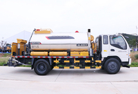 Camion de distribution d'asphalte d'occasion de 4 m de large, pulvérisateur de bitume, voiture à vendre