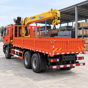 รถบรรทุกติดเครน SINOTRUK รถเครนไฮดรอลิกสำหรับขนส่งเครื่องจักรและโลจิสติกส์วัสดุก่อสร้าง - Product Image 2
