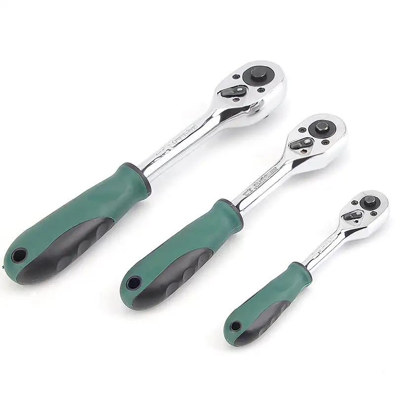 Universal Torque Ratchet Wrench spanner 1/4" 3/8" 1/2" inch head adapter high precision hand tools Ratchet Wrench