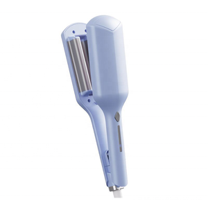 Fengmang bigoudi électrique 36mm de large Logo personnalisé rainure profonde W trapézoïdal grand rouleau d'oeufs <span class=keywords><strong>boucles</strong></span> usage domestique moelleux bigoudi - Product Image 1