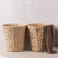 Bobai Jiaxiang tissé à la main papier corde panier de rangement boîte à la main panier à linge vêtements conteneur rond planteur Chine usine