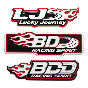 Chất Lượng Cao Tùy Chỉnh Trang Trí Nội Thất Thư Dập Nổi Biểu Tượng Dính Huy Hiệu Kim Loại Sticker Biểu Tượng Tùy Chỉnh Xe Biểu Tượng Cho Bán - Product Image 2