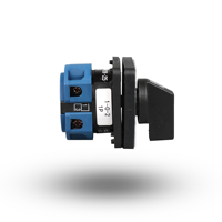Commutateur rotatif universel CanTak LW26-25 1-0-2 1p avec certificat CE, interrupteur de changement de tension