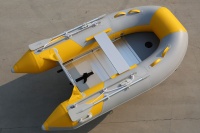 Bateau en caoutchouc, bateau gonflable en PVC avec plancher en aluminium, garantie 1 an
