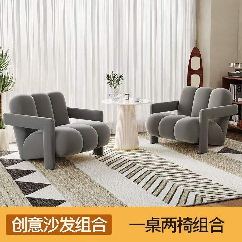 Mesa redonda individual [2 gris claro] - 1 juego