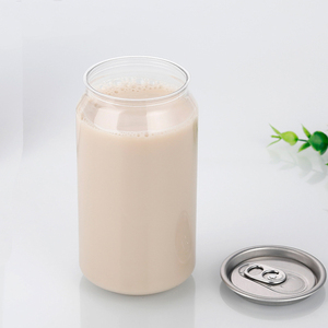 Biểu Tượng Tùy Chỉnh 250Ml <span class=keywords><strong>330Ml</strong></span> 375Ml 500Ml 750Ml Pet Nhựa Có Thể Nhẫn-Kéo Jar Mềm Uống Nước Trái Cây Soda Bia Cà Phê Chai - Product Image 4
