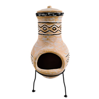 Chimènes mexicaines en terre cuite-Machine à barbecue et foyer pour les réunions de jardin en plein air, apportant de la chaleur