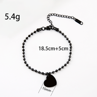 Bracelet ajustable Ywyougang à 4 tons avec pendentif cœur, fermoir mousqueton, personnalisable, empilable, bijoux de mode pour couple