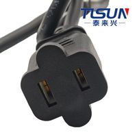 UL1-15R Amerikanischer Zweipoliger Stecker SJTW2 X18AWG Feuchtigkeitsbeständig