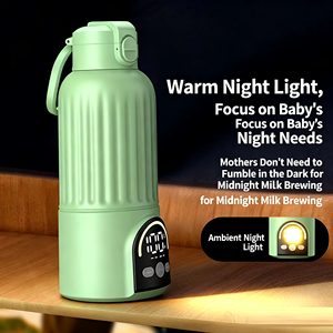 Chauffe-biberon <span class=keywords><strong>sans</strong></span> <span class=keywords><strong>fil</strong></span>, tasse à température constante portable, petit chauffe-lait électrique et bouilloire à eau. - Product Image 4