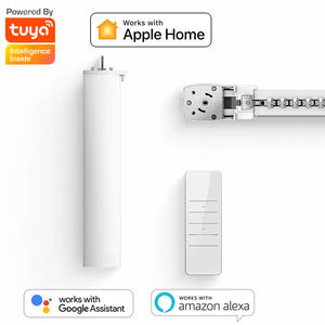 Moteur et rail de rideau électrique en métal DT82TV avec contrôle Wi-Fi, pour usage professionnel moderne, capacité de charge 40 kg, compatible maison intelligente - Product Image 5