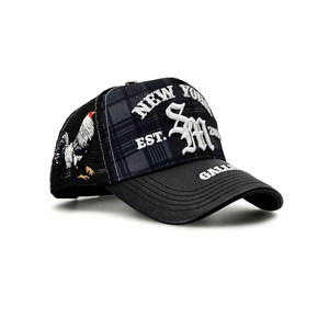 Gorras de Béisbol al por Mayor Personalizadas de Alta Calidad El Barbas, Gorras de 5 Paneles con Forro de Satén y Bordado - Product Image 1