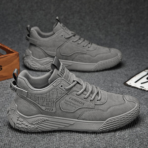 2024 nuovo arrivo consegna <span class=keywords><strong>veloce</strong></span> a buon mercato all'ingrosso <span class=keywords><strong>scarpa</strong></span> da passeggio in finta pelle scamosciata superiore da uomo scarpe Casual comode moda Sport Sneakers - Product Image 5