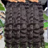 Extensions de cheveux vierges à prix d'usine en gros, cheveux cambodgiens ondulés, super double trame, mèches de cheveux humains pour les entreprises de coiffure