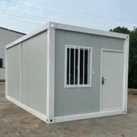 Rumah Kontainer Modular Portabel 20Ft, Rumah Kecil Prefabrikasi Baja, Kabin Kemah Luar Ruangan, Rumah Kontainer Bongkar Pasang