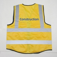 Gilet de protection réfléchissant OEM/ODM pour la maintenance et l'inspection des voies ferrées et les réparations d'urgence en polyester