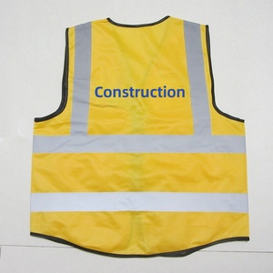 Gilet Riflettente Protettivo per Manutenzione Ferroviaria in Poliestere Colore Giallo - Product Image 1